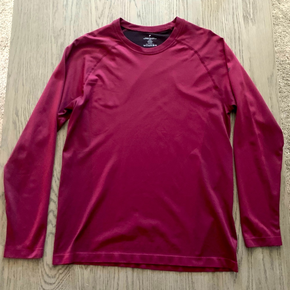 Fabletics- Men's Long Sleeve Active Shirt: